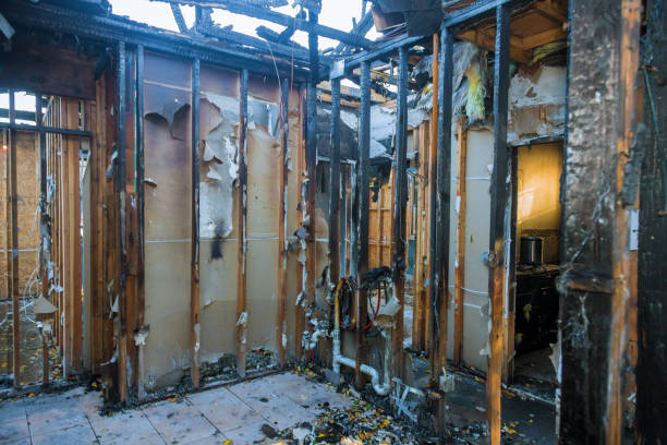 Professional Fire Damage Removal technician working in Cochranton, PA